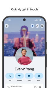 اسکرین شات 4 برنامه گوگل کانتکتس (Contacts)