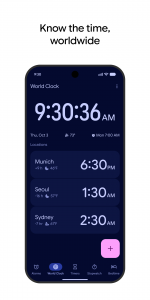 اسکرین شات 3 برنامه Clock