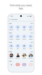 اسکرین شات 4 برنامه Google Keep - Notes and lists
