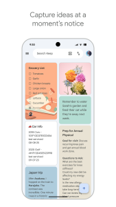 اسکرین شات 1 برنامه Google Keep - Notes and lists