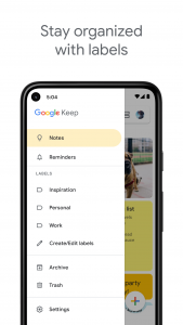 اسکرین شات برنامه Google Keep - Notes and Lists 5