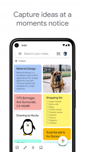 اسکرین شات 1 برنامه Google Keep - Notes and lists