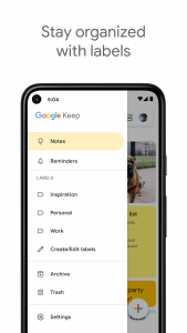 اسکرین شات 5 برنامه Google Keep - Notes and lists