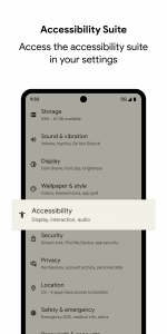 اسکرین شات 1 برنامه Android Accessibility Suite