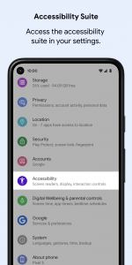 اسکرین شات برنامه Android Accessibility Suite 1