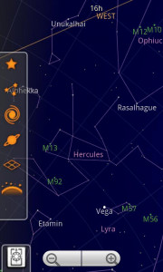 اسکرین شات برنامه Sky Map 2