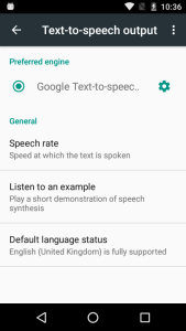 اسکرین شات 1 برنامه Speech Recognition & Synthesis