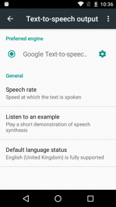 اسکرین شات برنامه Speech Recognition & Synthesis 1