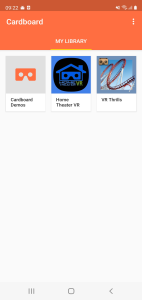 اسکرین شات 1 برنامه Cardboard