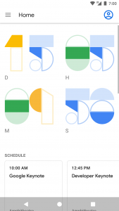 اسکرین شات برنامه Google I/O 2019 1