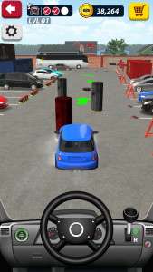 اسکرین شات برنامه Steer & Park Car Challenge 2