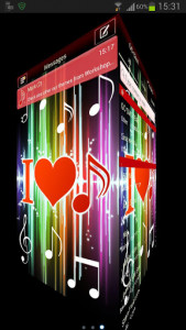 اسکرین شات برنامه Theme Music GO SMS Pro 3