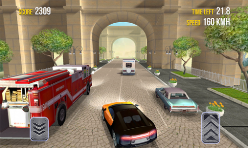 اسکرین شات بازی Turbo Racing Car 3