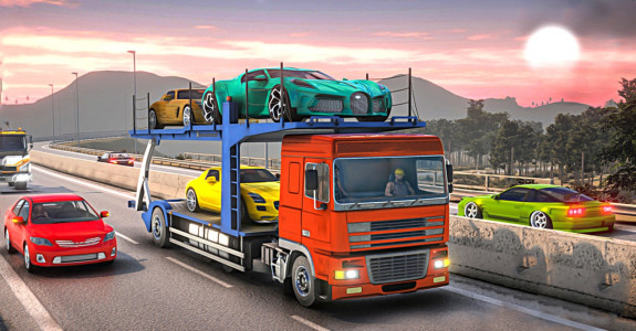 اسکرین شات بازی cargo truck simulator car game 2