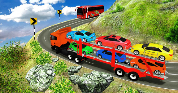 اسکرین شات بازی cargo truck simulator car game 4