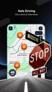 اسکرین شات 2 برنامه Radar GO-X: HUD, GPS, Maps