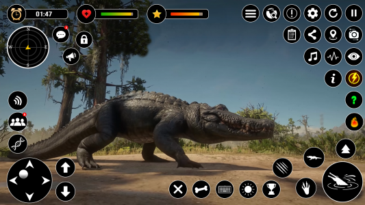اسکرین شات بازی Animal Crocodile Attack Sim 1