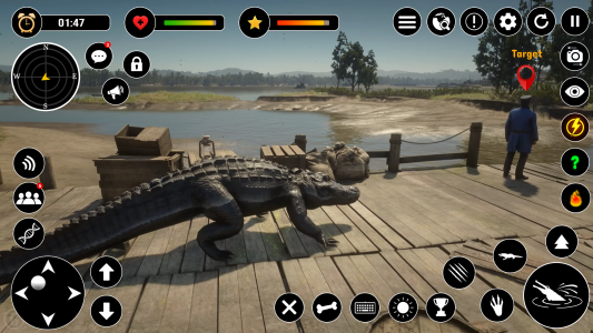 اسکرین شات بازی Animal Crocodile Attack Sim 2