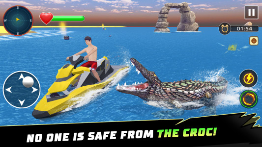 اسکرین شات 4 بازی Animal Crocodile Attack Sim
