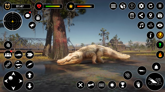 اسکرین شات بازی Animal Crocodile Attack Sim 4