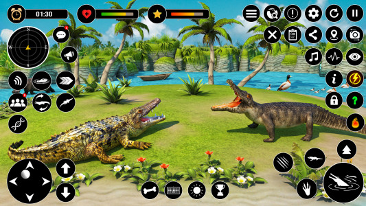 اسکرین شات بازی Animal Crocodile Attack Sim 4