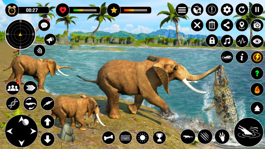 اسکرین شات بازی Animal Crocodile Attack Sim 2