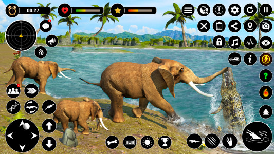 اسکرین شات بازی Animal Crocodile Attack Sim 5