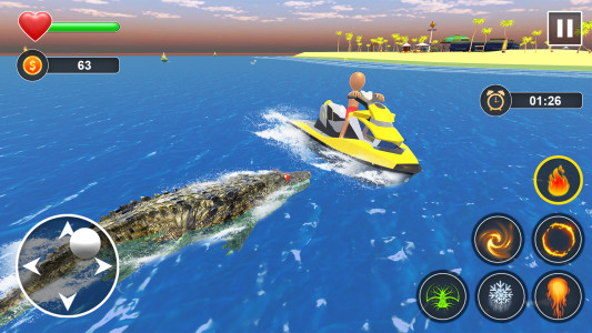 اسکرین شات برنامه Crocodile Games - Animal Games 3