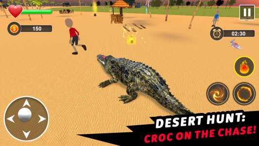 اسکرین شات 5 برنامه Crocodile Games - Animal Games