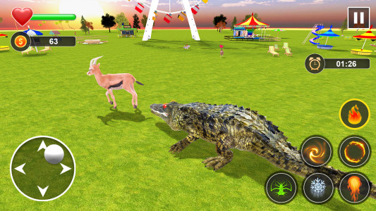 اسکرین شات برنامه Crocodile Games - Animal Games 7