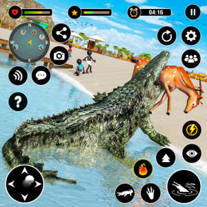 اسکرین شات برنامه Crocodile Games - Animal Games 1