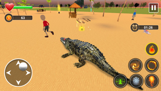 اسکرین شات برنامه Crocodile Games - Animal Games 5