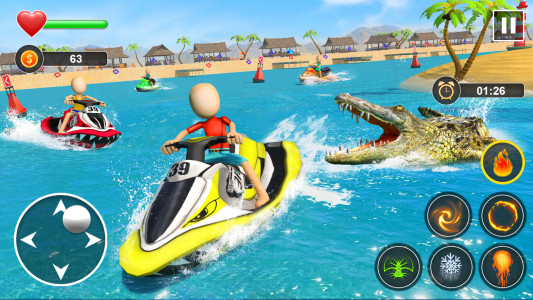 اسکرین شات برنامه Crocodile Games - Animal Games 2