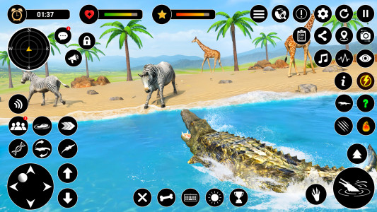 اسکرین شات برنامه Crocodile Games - Animal Games 6
