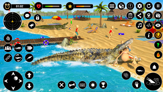 اسکرین شات برنامه Crocodile Games - Animal Games 5