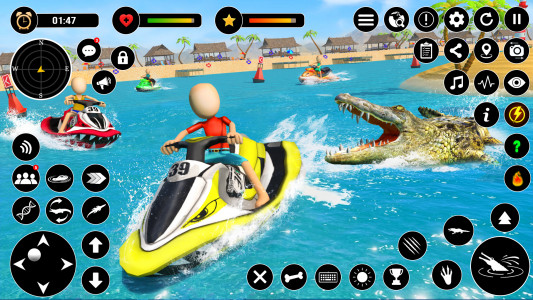 اسکرین شات برنامه Crocodile Games - Animal Games 4