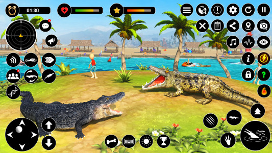 اسکرین شات برنامه Crocodile Games - Animal Games 8