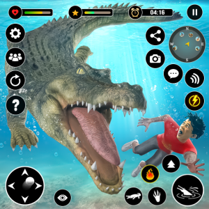 اسکرین شات برنامه Crocodile Games - Animal Games 2