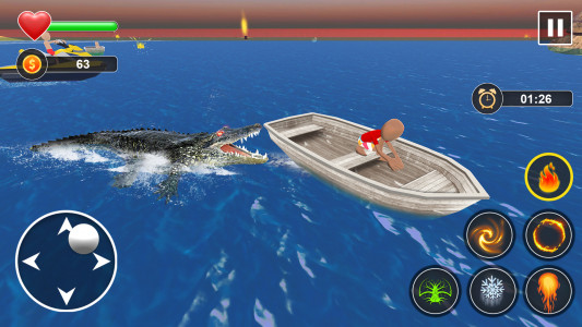 اسکرین شات برنامه Crocodile Games - Animal Games 8