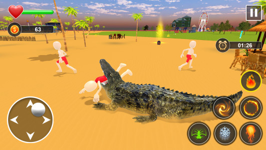 اسکرین شات برنامه Crocodile Games - Animal Games 6