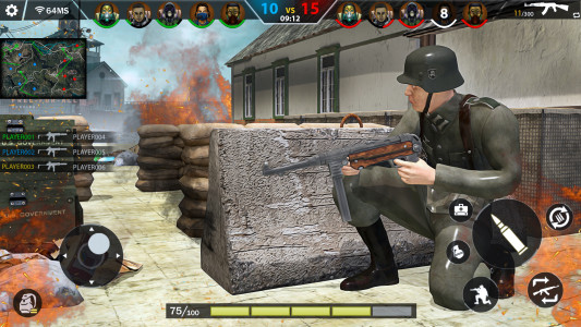 اسکرین شات بازی World War 2 Army Games: Multiplayer FPS War Games 3
