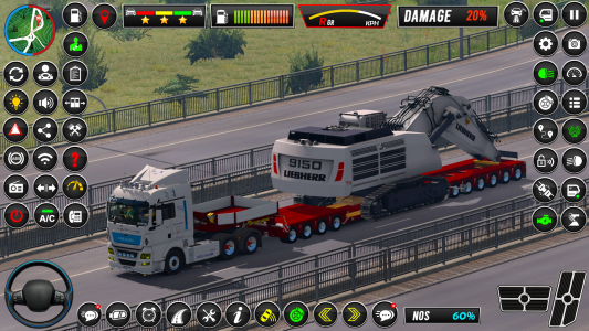 اسکرین شات بازی Cargo Delivery Truck Offroad 3