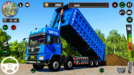 اسکرین شات بازی Cargo Delivery Truck Offroad 1