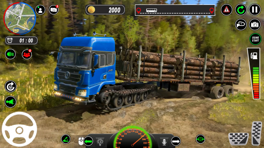 اسکرین شات بازی Cargo Delivery Truck Offroad 6