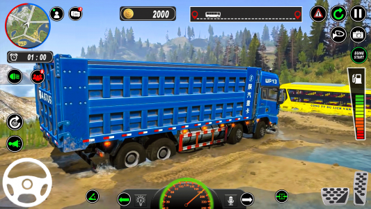 اسکرین شات بازی Cargo Delivery Truck Offroad 3
