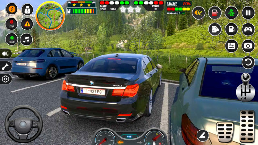 اسکرین شات بازی Classic Car Drive Parking Game 1