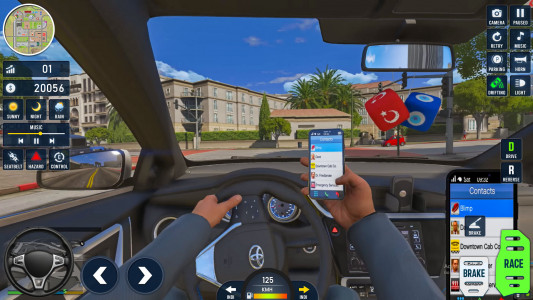 اسکرین شات 2 بازی Classic Car Drive Parking Game