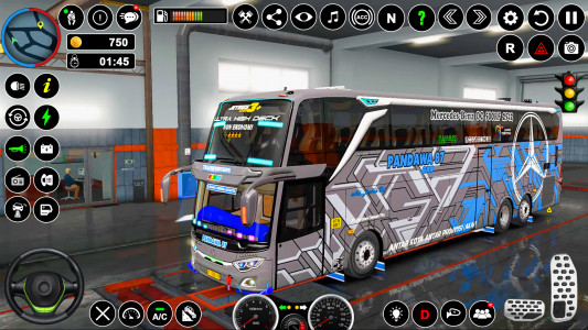 اسکرین شات برنامه Bus Simulator Games - Bus Game 1