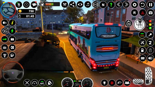اسکرین شات بازی Public Coach Bus Driving Game 8