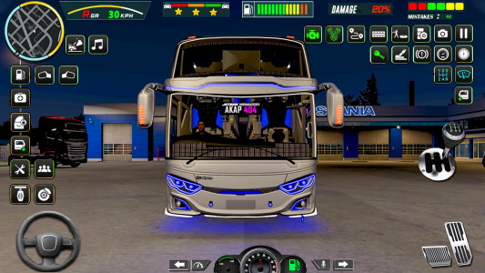 اسکرین شات بازی Public Coach Bus Driving Game 2